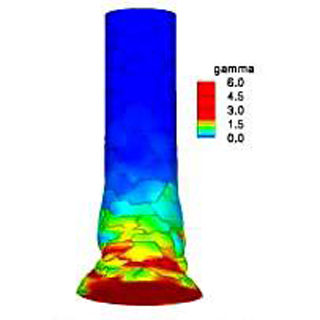 Multi-colored cylinder . Multi-colored cylinder .