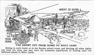 The short cut from home to holy land. The short cut from home to holy land.