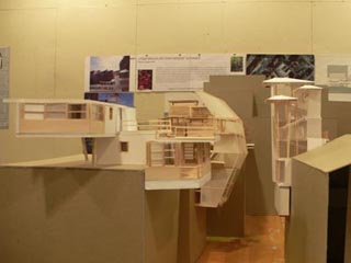 Models at the final review. Models at the final review.