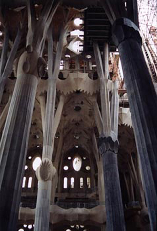 A interior photo of the church being worked on. A interior photo of the church being worked on.