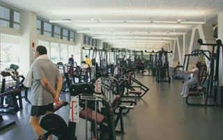 MIT's state of the art weight room. MIT's state of the art weight room.