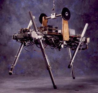 A four-legged machine that can simulate movement. A four-legged machine that can simulate movement.