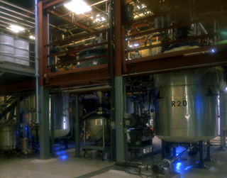Bioreactor used in the production of drugs. Bioreactor used in the production of drugs.