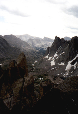 A photogrpah of the Cirque of the Towers, Wind Rivers Range, Wyoming. A photogrpah of the Cirque of the Towers, Wind Rivers Range, Wyoming.