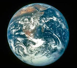 Satellite image of the Earth. Satellite image of the Earth.