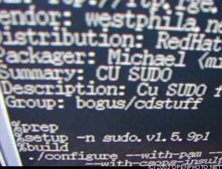 A close-up photo of text on a computer screen. A close-up photo of text on a computer screen.