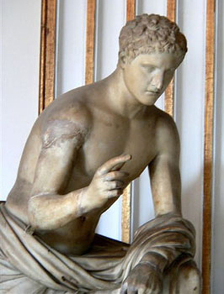 Greek orator. Greek orator.