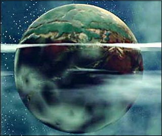An artist's rendering of an Earth-Like planet demonstration planetary formation. An artist's rendering of an Earth-Like planet demonstration planetary formation.