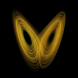 Two spirals of color intermingling at their bases. Two spirals of color intermingling at their bases.