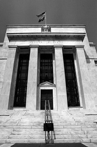 Constitution Avenue entrance of the Federal Reserve, Washington, DC. Constitution Avenue entrance of the Federal Reserve, Washington, DC.