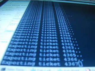 Image of a computer screen. Image of a computer screen.