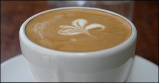 Photograph of a cup of coffee. Photograph of a cup of coffee.