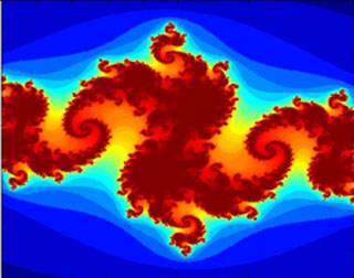 Fractal image generated by MATLAB. Fractal image generated by MATLAB.