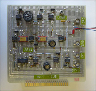Photo of a root locus demo board. Photo of a root locus demo board.