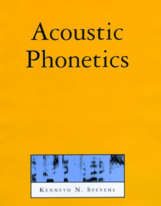 Textbook cover for Acoustic Phonetics, written by Kenneth Stevens. Textbook cover for Acoustic Phonetics, written by Kenneth Stevens.