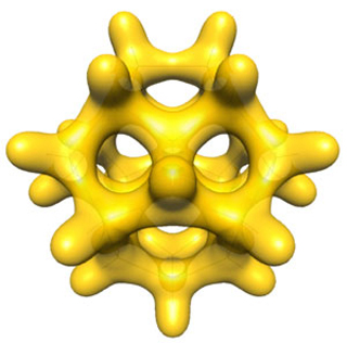 Silicon nanocrystal. Silicon nanocrystal.