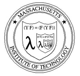 A circular seal with Massachusetts Institute of Technology wrapping around a shield with an infinitely nested function. A circular seal with Massachusetts Institute of Technology wrapping around a shield with an infinitely nested function.