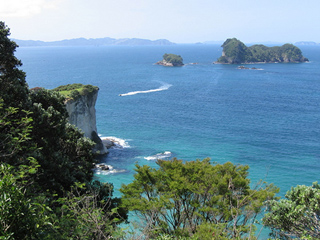 A photo of Mercury Bay in New Zealand. A photo of Mercury Bay in New Zealand.