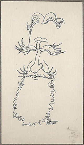 Caricature of George Bernard Shaw. Caricature of George Bernard Shaw.
