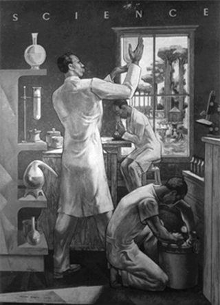 Mural: Celebrating Scientific Advances by African Americans. Mural: Celebrating Scientific Advances by African Americans.
