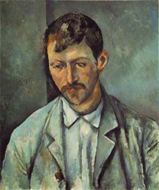 A photograph of 'Le paysan, Peasant', by Paul Cezanne. A photograph of 'Le paysan, Peasant', by Paul Cezanne.