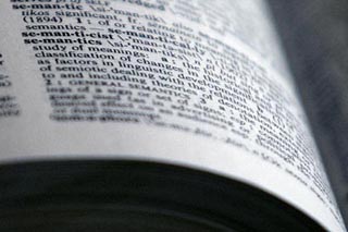 Photograph of dictionary definition of semantics. Photograph of dictionary definition of semantics.