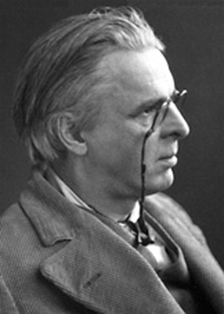 Black and white photograph of W. B. Yeats. Black and white photograph of W. B. Yeats.