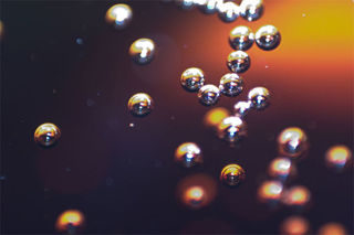 Macro photo of gas bubbles in cola. Macro photo of gas bubbles in cola.