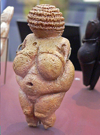 The Venus of Willendorf. The Venus of Willendorf.