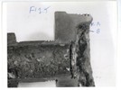 Photo closeup of the failed part after etching.