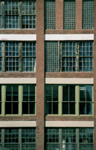 A photograph of windows in Philadelphia, representing a block matrix. A photograph of windows in Philadelphia, representing a block matrix.
