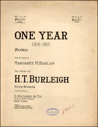 Image of a sheet music cover. Image of a sheet music cover.