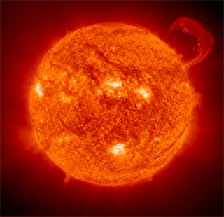 A photo of the Sun. A photo of the Sun.