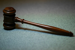 Photograph of a gavel. Photograph of a gavel.