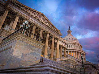 A photo of the United States Capitol building. A photo of the United States Capitol building.