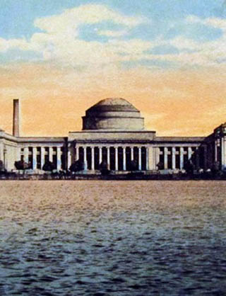 An illustration of the main building of MIT as seen from the Charles River. An illustration of the main building of MIT as seen from the Charles River.