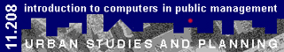 Introduction to computers in public management (11.208) logo. Introduction to computers in public management (11.208) logo.