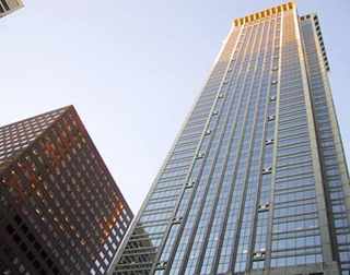 Photo of skyscrapers. Photo of skyscrapers.