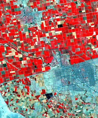 An aerial view of the U.S.-Mexico border. An aerial view of the U.S.-Mexico border.
