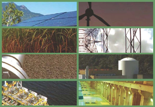 Images showing different sources of energy. Images showing different sources of energy.