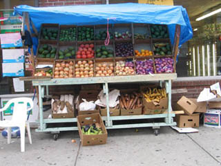 Fruit stand. Fruit stand.