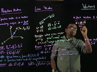 A man stands behind a clear piece of glass and writes equations in neon marker. A man stands behind a clear piece of glass and writes equations in neon marker.