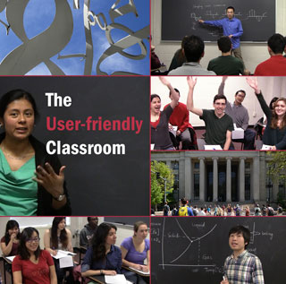 A composite of various images showing students and teacher's assistants in class. A composite of various images showing students and teacher's assistants in class.
